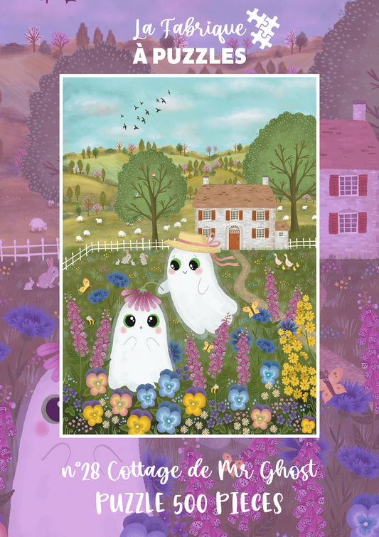 Pré-vente Puzzle n° 28 "Cottage de Mr Ghost" 500 pièces par Sérénitam