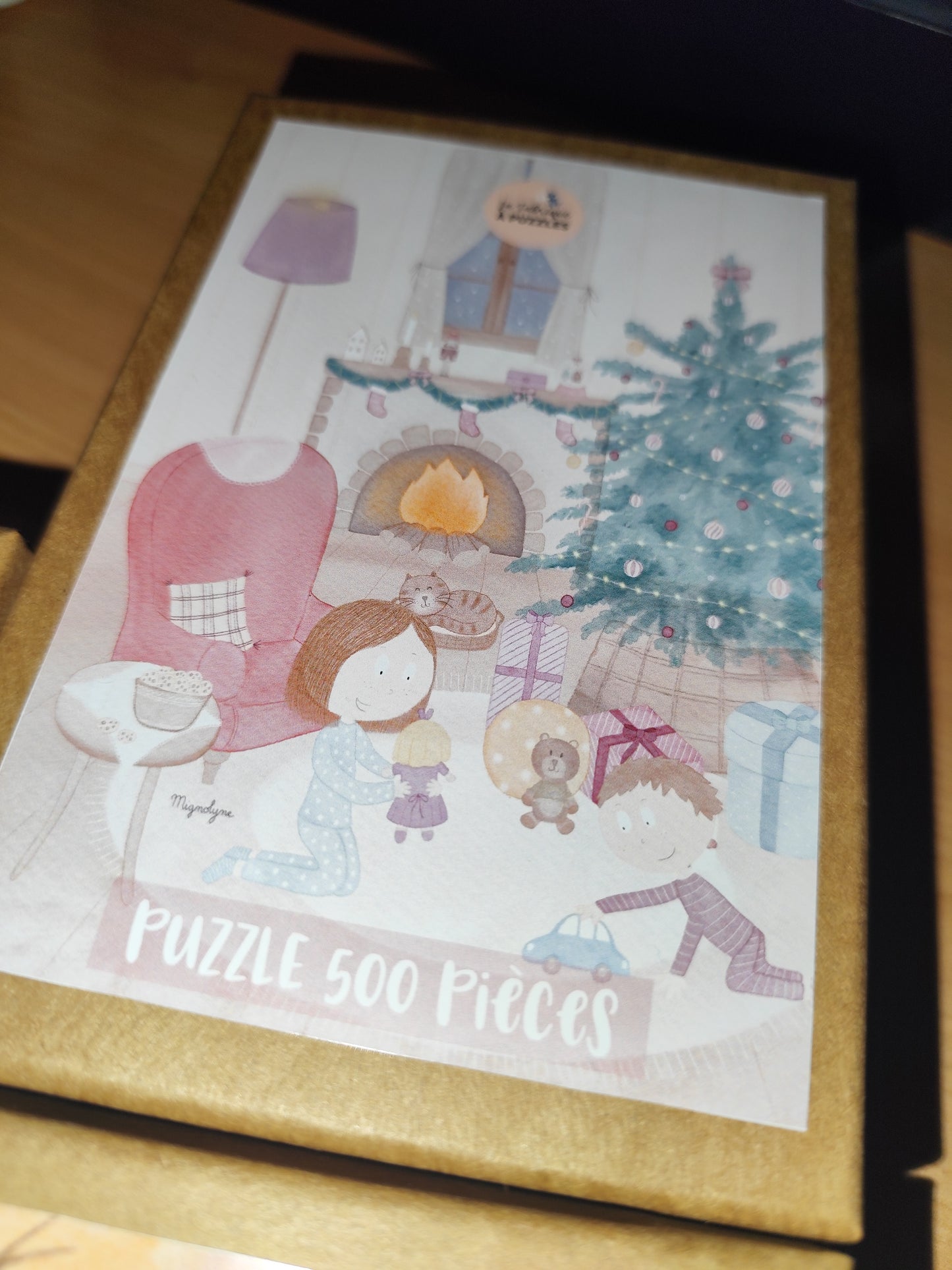 Puzzle "Cadeaux de Noël" 500 pièces par Atelier mignolyne